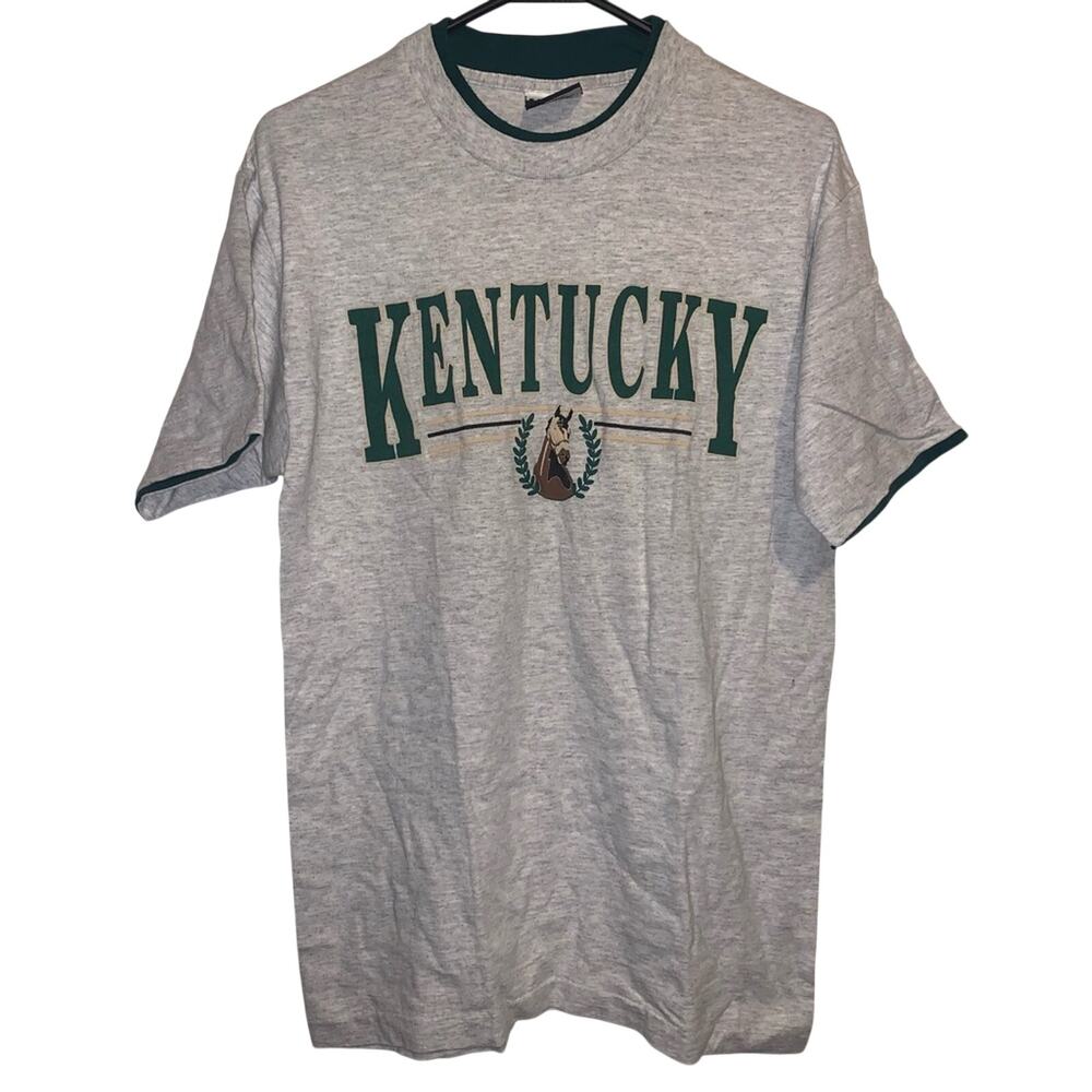 Vintage 1991 Kentucky Horse Single Stitch Signal Sports Birdlegs Shirt M